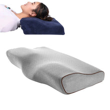 Load image into Gallery viewer, Butterfly Shape Memory Foam Snorked Pillow Slow Rebound Health Care Cervical Pillow, 50x30x10x6cm, 62x34x12x6cm