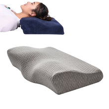 Load image into Gallery viewer, Butterfly Shape Memory Foam Snorked Pillow Slow Rebound Health Care Cervical Pillow, 50x30x10x6cm, 62x34x12x6cm