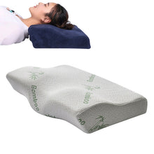 Load image into Gallery viewer, Butterfly Shape Memory Foam Snorked Pillow Slow Rebound Health Care Cervical Pillow, 50x30x10x6cm, 62x34x12x6cm