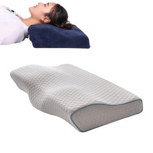Load image into Gallery viewer, Butterfly Shape Memory Foam Snorked Pillow Slow Rebound Health Care Cervical Pillow, 50x30x10x6cm, 62x34x12x6cm