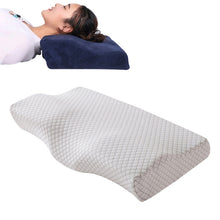 Load image into Gallery viewer, Butterfly Shape Memory Foam Snorked Pillow Slow Rebound Health Care Cervical Pillow, 50x30x10x6cm, 62x34x12x6cm