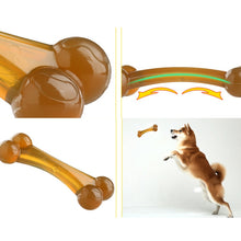Load image into Gallery viewer, Nylon PU Dog Molar Stick Cleaning Dog Bite Toy, Large Double Head Arched Bone, Small Double Bone, Large Double Bone, Small Arched Bone, Large Arched Bone