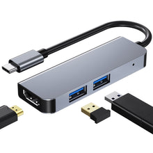 Load image into Gallery viewer, 3 In 1 USB-C / Type-C To 4K HDMI + 2 USB 3.0 Ports Multifunctional HUB Docking Station, 3 In 1