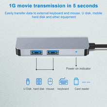 Load image into Gallery viewer, 3 In 1 USB-C / Type-C To 4K HDMI + 2 USB 3.0 Ports Multifunctional HUB Docking Station, 3 In 1
