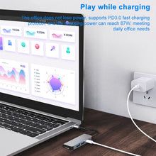 Load image into Gallery viewer, 3 In 1 USB-C / Type-C To 4K HDMI + 2 USB 3.0 Ports Multifunctional HUB Docking Station, 3 In 1