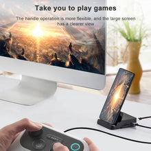 Load image into Gallery viewer, 7 In 1 USB-C / Type-C To 2 USB 2.0 + USB 3.0 + 4K HDMI + SD / TF Card Slot + PD USB-C / Type-C Charging Ports Multifunctional HUB Docking Station With Holder, 7 In 1