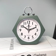 Load image into Gallery viewer, OS005 Students Mute Alarm Clock Children Bedroom Bed Night Light Alarm Clock, Red, Green, Blue, Black, Pink, Gray