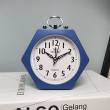 Load image into Gallery viewer, OS005 Students Mute Alarm Clock Children Bedroom Bed Night Light Alarm Clock, Red, Green, Blue, Black, Pink, Gray