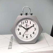 Load image into Gallery viewer, OS005 Students Mute Alarm Clock Children Bedroom Bed Night Light Alarm Clock, Red, Green, Blue, Black, Pink, Gray