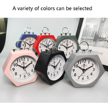 Load image into Gallery viewer, OS005 Students Mute Alarm Clock Children Bedroom Bed Night Light Alarm Clock, Red, Green, Blue, Black, Pink, Gray