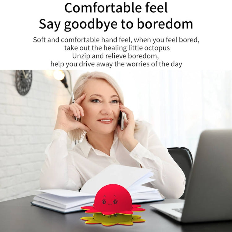 Double Expression Flip Dolls Octopus Silicone Unzip Toys