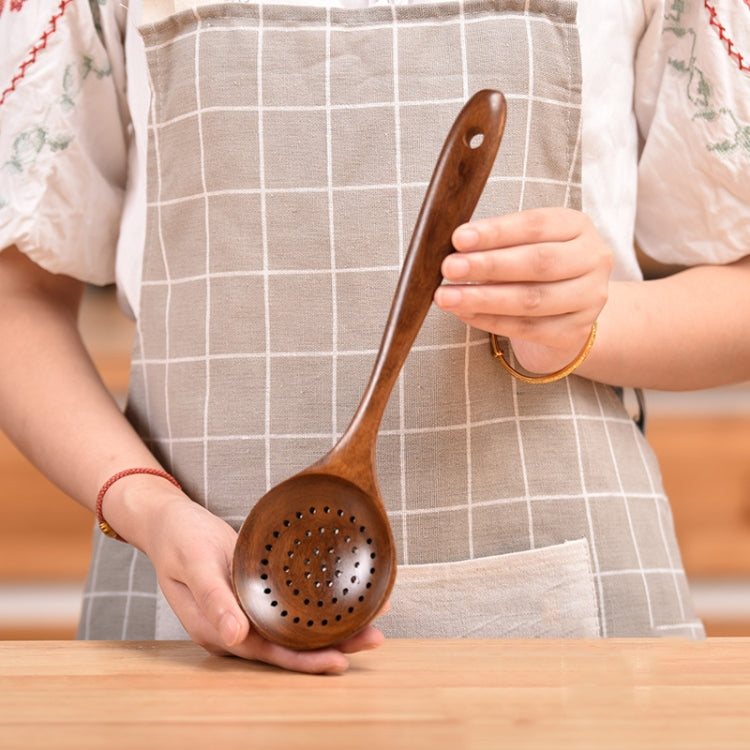 Non-Stick Pot Wood Shovel Teak Cooking Pot Shovel Tableware, Sweet Spoon, Saving Spoon, Bent Spoon, Mixing Spoon, Filter Spoon, Curved Shovel, Thickened Oblique Shovel, Curved Spatula, Small Spoon, Medium Spoon, Long Handle Spoon, Long Handle Filter Spoon
