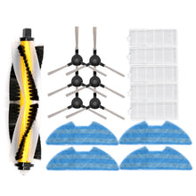 Load image into Gallery viewer, Sweeper Accessories For Proscenic 811GB 911SE, Specification：Rag, 1 Main Brush+3 Pair Side Brush+5 Filter+4 Rags, 1 Main Brush, 4 Side Brush, 2 Rag
