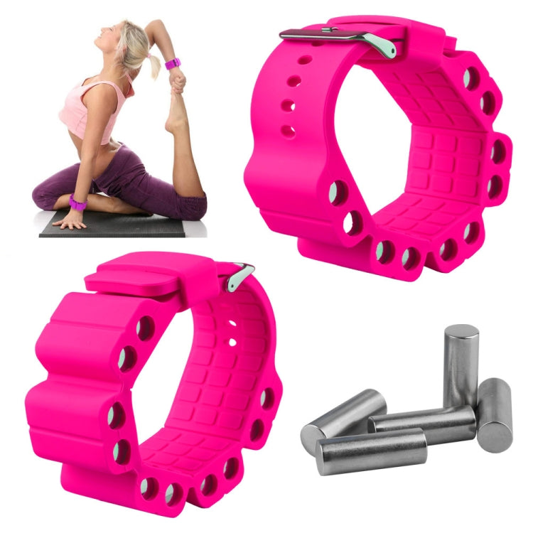 A Pair Outdoor Sports Running Fitness Yoga Load Bracelet Training Plus Heavy Silicone Wristband