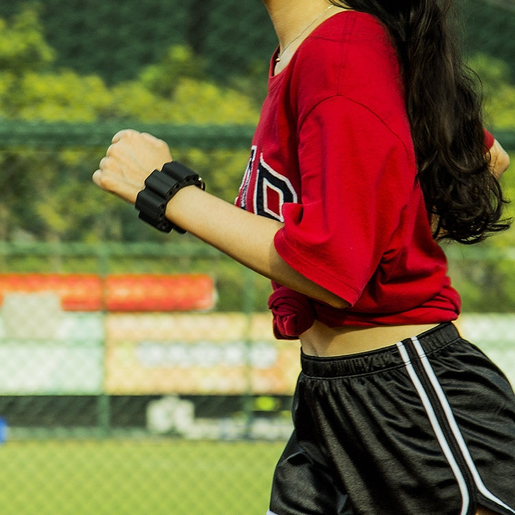 A Pair Outdoor Sports Running Fitness Yoga Load Bracelet Training Plus Heavy Silicone Wristband