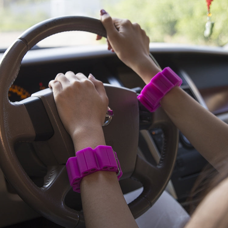 A Pair Outdoor Sports Running Fitness Yoga Load Bracelet Training Plus Heavy Silicone Wristband