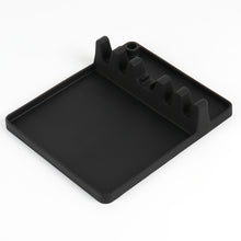 Load image into Gallery viewer, 2 in 1 Kitchen Silicone Spoon Holder Shelf, Large (Gray), Medium (Gray), Large (Black), Medium (Black), Large (Red), Medium (Red), Large (Blue), Medium (Blue), Large (Orange), Medium (Orange), Large (Green), Medium (Green)