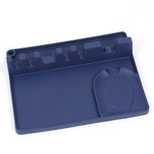 Load image into Gallery viewer, 2 in 1 Kitchen Silicone Spoon Holder Shelf, Large (Gray), Medium (Gray), Large (Black), Medium (Black), Large (Red), Medium (Red), Large (Blue), Medium (Blue), Large (Orange), Medium (Orange), Large (Green), Medium (Green)