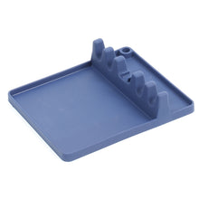 Load image into Gallery viewer, 2 in 1 Kitchen Silicone Spoon Holder Shelf, Large (Gray), Medium (Gray), Large (Black), Medium (Black), Large (Red), Medium (Red), Large (Blue), Medium (Blue), Large (Orange), Medium (Orange), Large (Green), Medium (Green)
