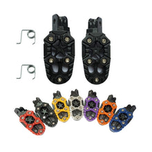 Load image into Gallery viewer, Motorcycle Modified Aluminum Alloy Foot Pedal Accessories, Red, Black, Silver, Blue, Yellow, Orange, Purple