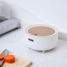 Load image into Gallery viewer, Mini Desktop Trash Can Simple Press Grunge Storage Bucket Student Dormitory Bedside Cabinet Round Trash Cartridge, Round Trash Cartridge
