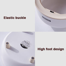 Load image into Gallery viewer, Mini Desktop Trash Can Simple Press Grunge Storage Bucket Student Dormitory Bedside Cabinet Round Trash Cartridge, Round Trash Cartridge
