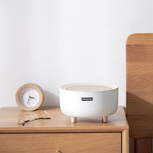 Load image into Gallery viewer, Mini Desktop Trash Can Simple Press Grunge Storage Bucket Student Dormitory Bedside Cabinet Round Trash Cartridge, Round Trash Cartridge