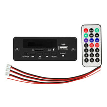 Load image into Gallery viewer, 12V Folder Play With Power Amplifier MP3 Decoding Board With Recording Call Loss Motherboard With Bluetooth, MP3 Decoding Board