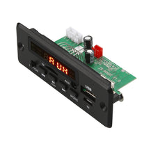 Load image into Gallery viewer, 12V Folder Play With Power Amplifier MP3 Decoding Board With Recording Call Loss Motherboard With Bluetooth, MP3 Decoding Board