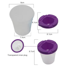 Load image into Gallery viewer, Children Plastic Pen Cup Bristles Graffiti Painting Brush Set, HB-10 + 10, HB-5 + 5 Light Colors, HB-5 + 5 Dark
