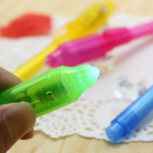 Load image into Gallery viewer, 10 PCS Creative Magic UV Light Invisible Ink Pen Marker Pen