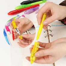 Load image into Gallery viewer, 10 PCS Creative Magic UV Light Invisible Ink Pen Marker Pen
