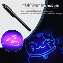 Load image into Gallery viewer, 10 PCS Creative Magic UV Light Invisible Ink Pen Marker Pen