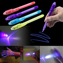 Load image into Gallery viewer, 10 PCS Creative Magic UV Light Invisible Ink Pen Marker Pen