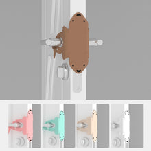 Load image into Gallery viewer, Cartoon Bear Bedroom Door Mute Lock Closed Door Anti-collision Protection Cushion, Green, Pink, Coffee, Apricot, White