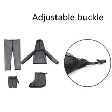 Load image into Gallery viewer, Camping Adventure Anti-Mosquito Suit Summer Fishing Breathable Mesh Clothes, Specification:, Anti-mosquito Clothing, Anti-mosquito Pants, 2 PCS Anti-mosquito Gloves, Mosquito Foot Cover, 2 PCS Mosquito Foot Cover, Four-piece