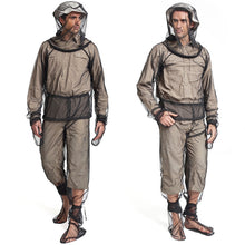 Load image into Gallery viewer, Camping Adventure Anti-Mosquito Suit Summer Fishing Breathable Mesh Clothes, Specification:, Anti-mosquito Clothing, Anti-mosquito Pants, 2 PCS Anti-mosquito Gloves, Mosquito Foot Cover, 2 PCS Mosquito Foot Cover, Four-piece