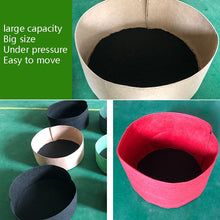 Load image into Gallery viewer, Felt Planting Barrel Indoor Outer Round Plant Bag Non-Woven Seedling Bag, 50x20cm 40L, 60x20cm 56L, 70x30cm 115L, 80x30cm 150L, 90x30cm 190L, 120x30cm 340L, 127x30cm 380L