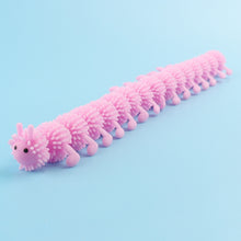 Load image into Gallery viewer, 12 PCS Children Soft Rubber 16-Section Caterpillar Stretch Decompression Toy