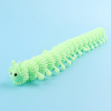 Load image into Gallery viewer, 12 PCS Children Soft Rubber 16-Section Caterpillar Stretch Decompression Toy