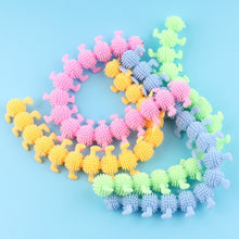 Load image into Gallery viewer, 12 PCS Children Soft Rubber 16-Section Caterpillar Stretch Decompression Toy