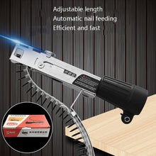 Load image into Gallery viewer, JieLi Chain Belt Screw Converter Electric Screwdriver On Gypsum Board Tool, Electric Screwdriver With 50 Chains Strap