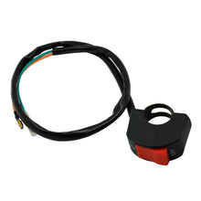 Load image into Gallery viewer, 5 PCS Motorcycle Handlebar Tap Switch LED Headlight Break Extinguishing Fire Double Flash Switch, Black Button, Red Button, Blue Button, Yellow Btton, Grey Button