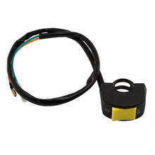 Load image into Gallery viewer, 5 PCS Motorcycle Handlebar Tap Switch LED Headlight Break Extinguishing Fire Double Flash Switch, Black Button, Red Button, Blue Button, Yellow Btton, Grey Button