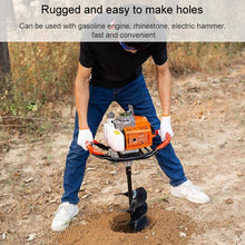 Load image into Gallery viewer, Digging Machine Ground Drill Planting Machine Drill Bit Extension Rod, 20cm, 30cm, 50cm, 60cm
