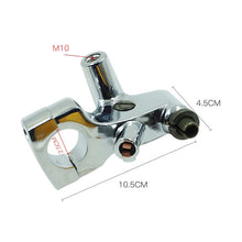 Load image into Gallery viewer, Motorcycle Modification Accessories Reflective Holder Mirror Code Handle Bracket For Honda VT600 / VT750 / STEED400, Handle Bracket (Black), Handle Bracket (Electric Plating)