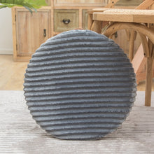 Load image into Gallery viewer, Flannel Round Cushion Dust Cover, Size: 40x40cm, Water Green, Leather Pink, Coffee Color, Cash, Deep Gray, Light Gray