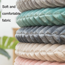 Load image into Gallery viewer, Flannel Round Cushion Dust Cover, Size: 40x40cm, Water Green, Leather Pink, Coffee Color, Cash, Deep Gray, Light Gray