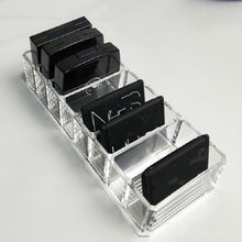 Load image into Gallery viewer, Acrylic Lipstick Shelf Powder Storage Box Transparent Eyeshadow Makeup Shelf Makeup Box