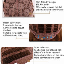 Load image into Gallery viewer, Women Short Hair Wig Full Bangs Chemical Fiber Hair Cover, Brown
